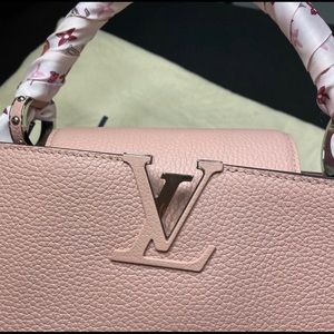 Louis Vuitton Taurillon Leather Capucines PM Bag